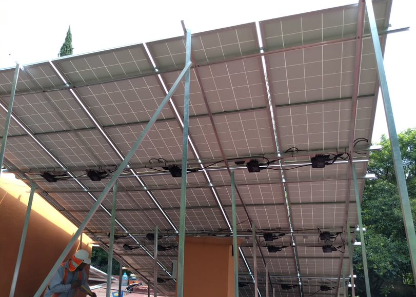 Estructura soporte paneles solares