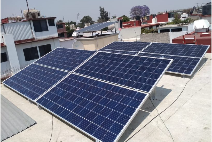 Paneles solares en ciudad de México
